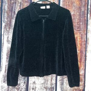 CAROLINA Colours Black Full-Zip Sweatshirt